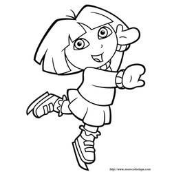 Página para colorir: Dora a Aventureira (desenhos animados) #29804 - Páginas para Colorir Imprimíveis Gratuitamente