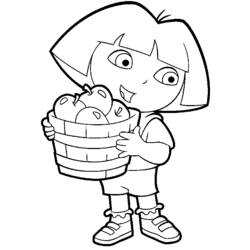 Página para colorir: Dora a Aventureira (desenhos animados) #29815 - Páginas para Colorir Imprimíveis Gratuitamente