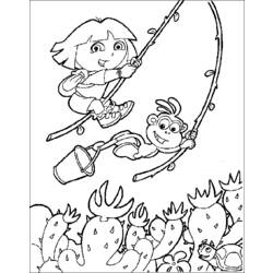 Página para colorir: Dora a Aventureira (desenhos animados) #29816 - Páginas para Colorir Imprimíveis Gratuitamente