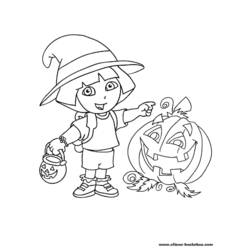 Página para colorir: Dora a Aventureira (desenhos animados) #29818 - Páginas para Colorir Imprimíveis Gratuitamente