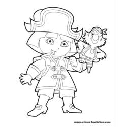 Página para colorir: Dora a Aventureira (desenhos animados) #29826 - Páginas para Colorir Imprimíveis Gratuitamente