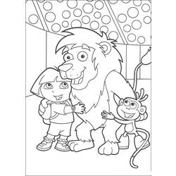 Página para colorir: Dora a Aventureira (desenhos animados) #29831 - Páginas para Colorir Imprimíveis Gratuitamente