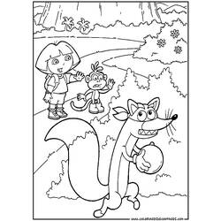 Página para colorir: Dora a Aventureira (desenhos animados) #29847 - Páginas para Colorir Imprimíveis Gratuitamente