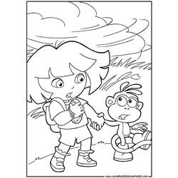 Página para colorir: Dora a Aventureira (desenhos animados) #29848 - Páginas para Colorir Imprimíveis Gratuitamente