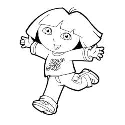 Página para colorir: Dora a Aventureira (desenhos animados) #29851 - Páginas para Colorir Imprimíveis Gratuitamente