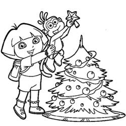 Página para colorir: Dora a Aventureira (desenhos animados) #29853 - Páginas para Colorir Imprimíveis Gratuitamente