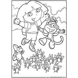 Página para colorir: Dora a Aventureira (desenhos animados) #29857 - Páginas para Colorir Imprimíveis Gratuitamente