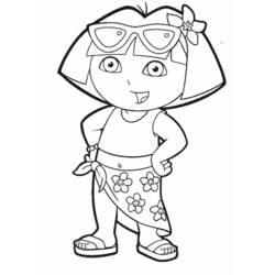 Página para colorir: Dora a Aventureira (desenhos animados) #29874 - Páginas para Colorir Imprimíveis Gratuitamente