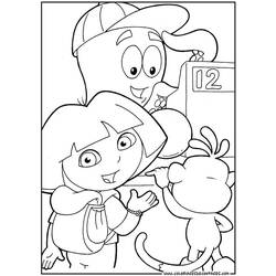 Página para colorir: Dora a Aventureira (desenhos animados) #29878 - Páginas para Colorir Imprimíveis Gratuitamente