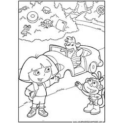 Página para colorir: Dora a Aventureira (desenhos animados) #29893 - Páginas para Colorir Imprimíveis Gratuitamente