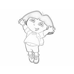 Página para colorir: Dora a Aventureira (desenhos animados) #29908 - Páginas para Colorir Imprimíveis Gratuitamente