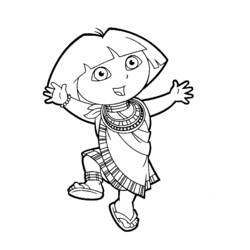 Página para colorir: Dora a Aventureira (desenhos animados) #29909 - Páginas para Colorir Imprimíveis Gratuitamente