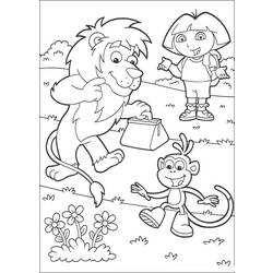 Página para colorir: Dora a Aventureira (desenhos animados) #29913 - Páginas para Colorir Imprimíveis Gratuitamente