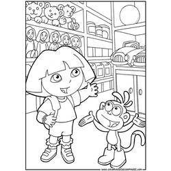 Página para colorir: Dora a Aventureira (desenhos animados) #29915 - Páginas para Colorir Imprimíveis Gratuitamente