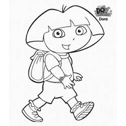 Página para colorir: Dora a Aventureira (desenhos animados) #29922 - Páginas para Colorir Imprimíveis Gratuitamente