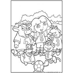 Página para colorir: Dora a Aventureira (desenhos animados) #29926 - Páginas para Colorir Imprimíveis Gratuitamente