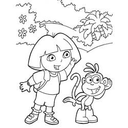 Página para colorir: Dora a Aventureira (desenhos animados) #29937 - Páginas para Colorir Imprimíveis Gratuitamente
