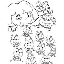 Página para colorir: Dora a Aventureira (desenhos animados) #29960 - Páginas para Colorir Imprimíveis Gratuitamente