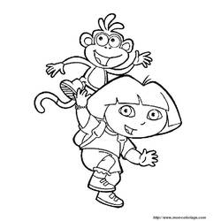 Página para colorir: Dora a Aventureira (desenhos animados) #29961 - Páginas para Colorir Imprimíveis Gratuitamente