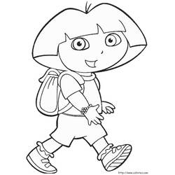 Página para colorir: Dora a Aventureira (desenhos animados) #29972 - Páginas para Colorir Imprimíveis Gratuitamente