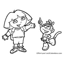 Página para colorir: Dora a Aventureira (desenhos animados) #29986 - Páginas para Colorir Imprimíveis Gratuitamente