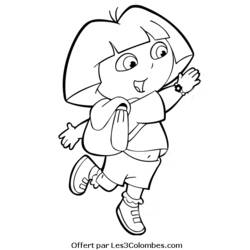 Página para colorir: Dora a Aventureira (desenhos animados) #30006 - Páginas para Colorir Imprimíveis Gratuitamente