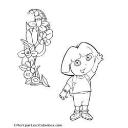 Página para colorir: Dora a Aventureira (desenhos animados) #30008 - Páginas para Colorir Imprimíveis Gratuitamente