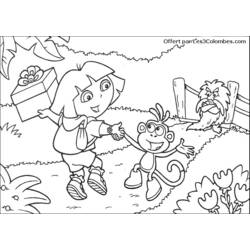 Página para colorir: Dora a Aventureira (desenhos animados) #30025 - Páginas para Colorir Imprimíveis Gratuitamente