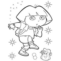 Página para colorir: Dora a Aventureira (desenhos animados) #30035 - Páginas para Colorir Imprimíveis Gratuitamente