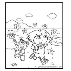 Página para colorir: Dora a Aventureira (desenhos animados) #30039 - Páginas para Colorir Imprimíveis Gratuitamente