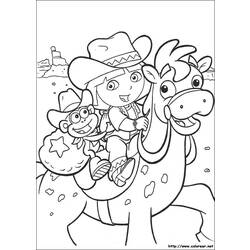 Página para colorir: Dora a Aventureira (desenhos animados) #30048 - Páginas para Colorir Imprimíveis Gratuitamente