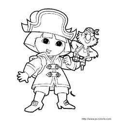 Página para colorir: Dora a Aventureira (desenhos animados) #30049 - Páginas para Colorir Imprimíveis Gratuitamente