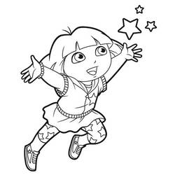 Página para colorir: Dora a Aventureira (desenhos animados) #30069 - Páginas para Colorir Imprimíveis Gratuitamente