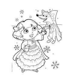 Página para colorir: Dora a Aventureira (desenhos animados) #30075 - Páginas para Colorir Imprimíveis Gratuitamente