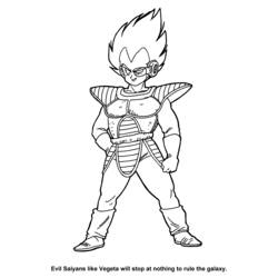Página para colorir: Dragon Ball Z (desenhos animados) #38474 - Páginas para Colorir Imprimíveis Gratuitamente