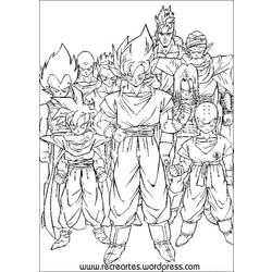 Página para colorir: Dragon Ball Z (desenhos animados) #38477 - Páginas para Colorir Imprimíveis Gratuitamente