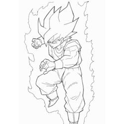 Página para colorir: Dragon Ball Z (desenhos animados) #38496 - Páginas para Colorir Imprimíveis Gratuitamente