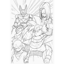 Página para colorir: Dragon Ball Z (desenhos animados) #38497 - Páginas para Colorir Imprimíveis Gratuitamente