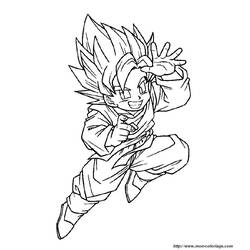 Página para colorir: Dragon Ball Z (desenhos animados) #38514 - Páginas para Colorir Imprimíveis Gratuitamente