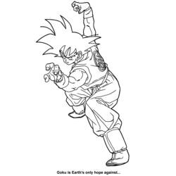 Página para colorir: Dragon Ball Z (desenhos animados) #38524 - Páginas para Colorir Imprimíveis Gratuitamente