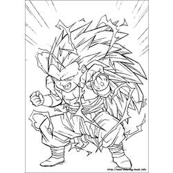 Página para colorir: Dragon Ball Z (desenhos animados) #38534 - Páginas para Colorir Imprimíveis Gratuitamente