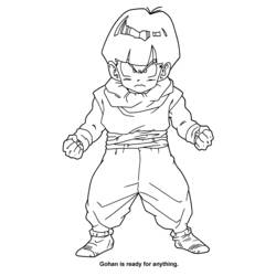 Página para colorir: Dragon Ball Z (desenhos animados) #38536 - Páginas para Colorir Imprimíveis Gratuitamente