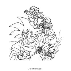 Página para colorir: Dragon Ball Z (desenhos animados) #38550 - Páginas para Colorir Imprimíveis Gratuitamente