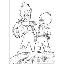 Página para colorir: Dragon Ball Z (desenhos animados) #38552 - Páginas para Colorir Imprimíveis Gratuitamente