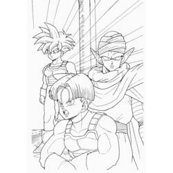 Página para colorir: Dragon Ball Z (desenhos animados) #38557 - Páginas para Colorir Imprimíveis Gratuitamente