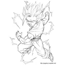 Página para colorir: Dragon Ball Z (desenhos animados) #38559 - Páginas para Colorir Imprimíveis Gratuitamente