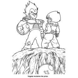 Página para colorir: Dragon Ball Z (desenhos animados) #38573 - Páginas para Colorir Imprimíveis Gratuitamente