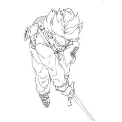 Página para colorir: Dragon Ball Z (desenhos animados) #38594 - Páginas para Colorir Imprimíveis Gratuitamente