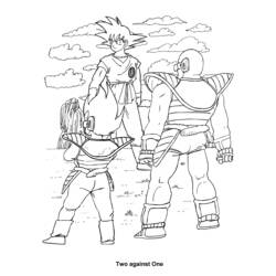 Página para colorir: Dragon Ball Z (desenhos animados) #38615 - Páginas para Colorir Imprimíveis Gratuitamente