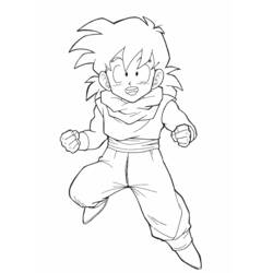 Página para colorir: Dragon Ball Z (desenhos animados) #38624 - Páginas para Colorir Imprimíveis Gratuitamente